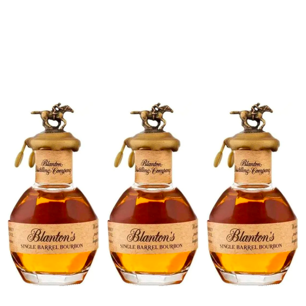BLANTON'S MINIATURE BOURBON 50ML PACK OF 3