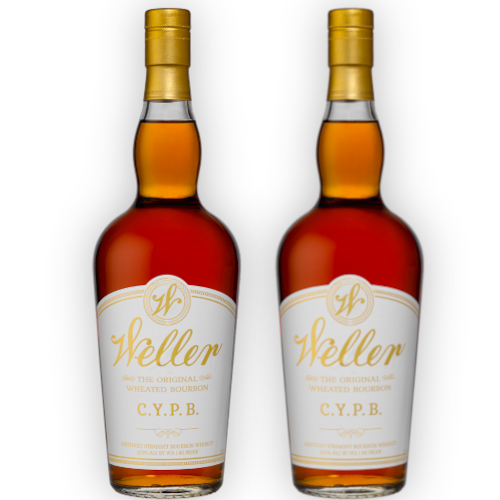 WELLER C.Y.P.B. ORIGINAL WHEATED STRAIGHT BOURBON 2 Pack Bundle