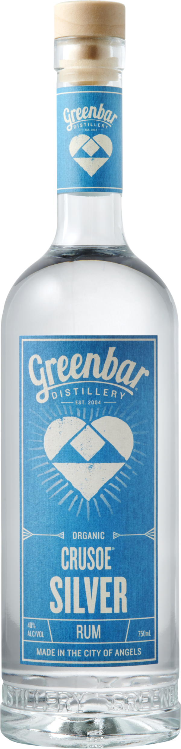 Greenbar Distillery Crusoe Silver Rum