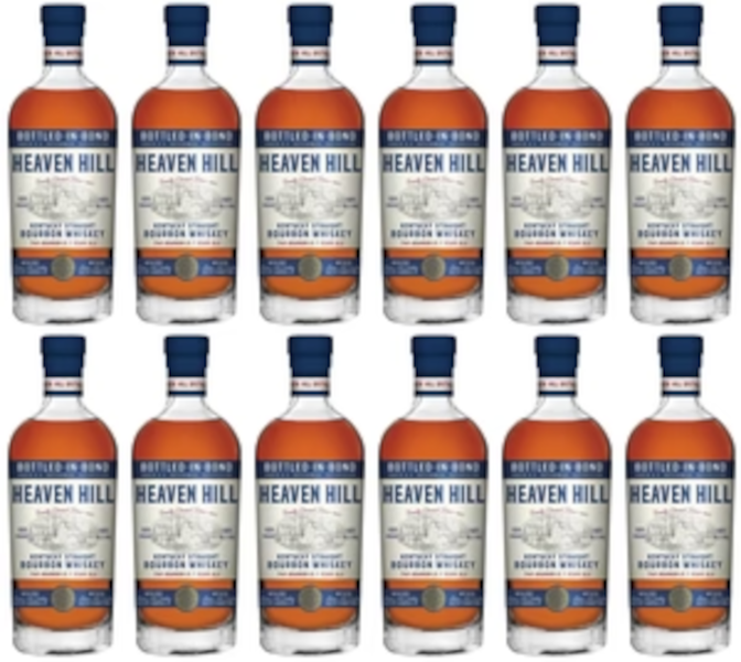 Heaven Hill 7 Year Bottled-In-Bond Bourbon - 12 Pack