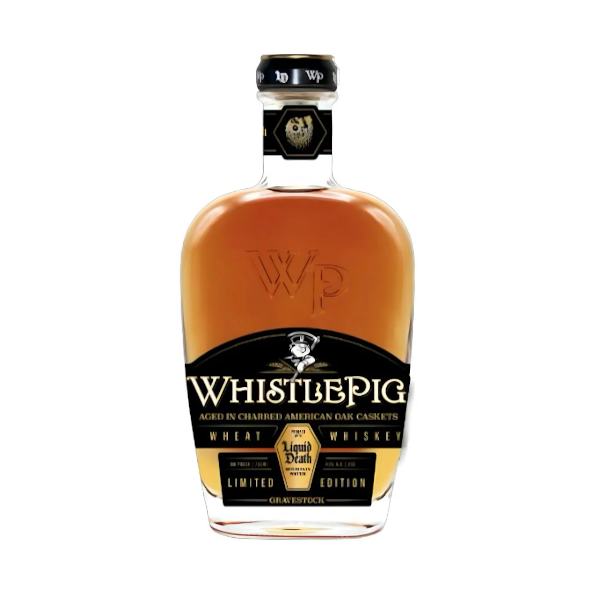 WhistlePig x Liquid Death Gravestock Wheat Whiskey Limited Edition 6 Pack