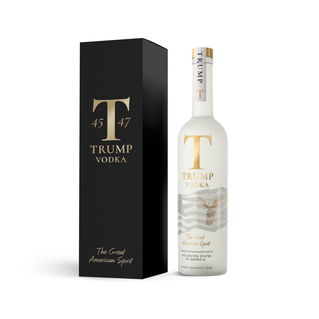 Trump Vodka - Commemorative First Run 45 47 (Special Edition) with Box