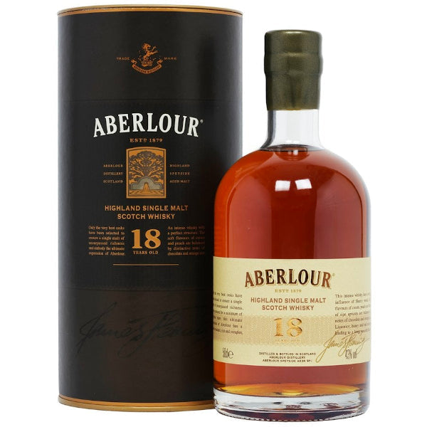 Aberlour 18 Year Single Malt Highland Scotch Whiskey