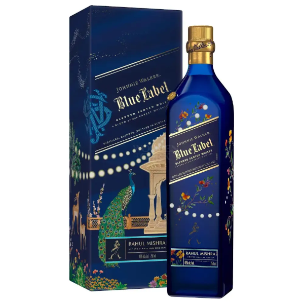 Johnnie Walker Blue Label x Diwali Limited Edition by Rahul Mishra