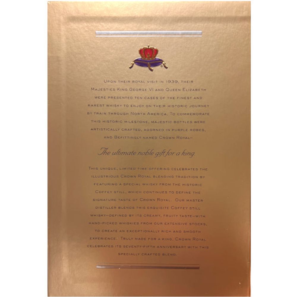 Crown Royal Monarch 75th Anniversary