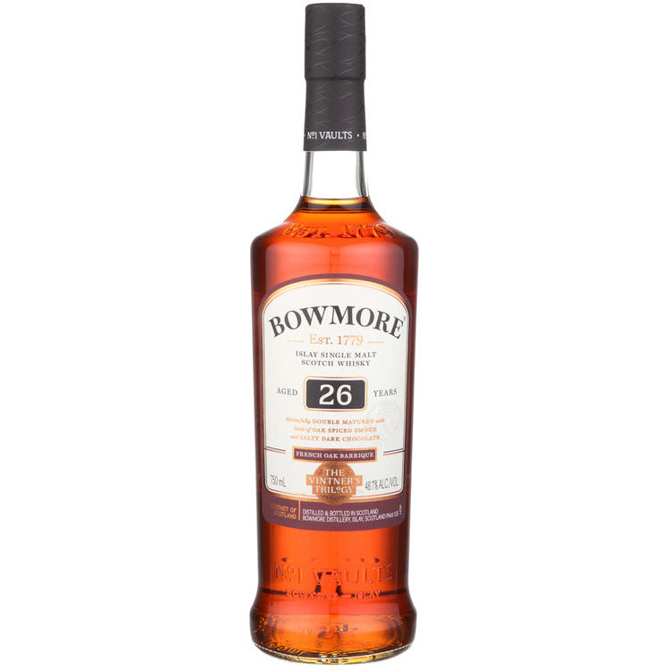 Bowmore Single Malt Scotch The Vintner's Trilogy French Oak Barriques 26 Year