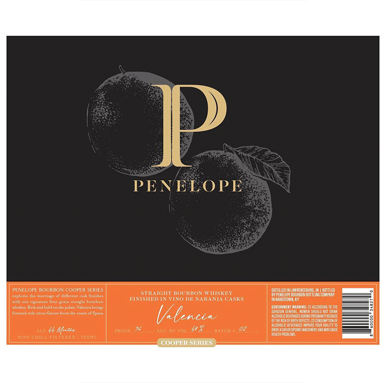 Penelope Valencia Straight Bourbon Finished in Vino de Naranja Casks