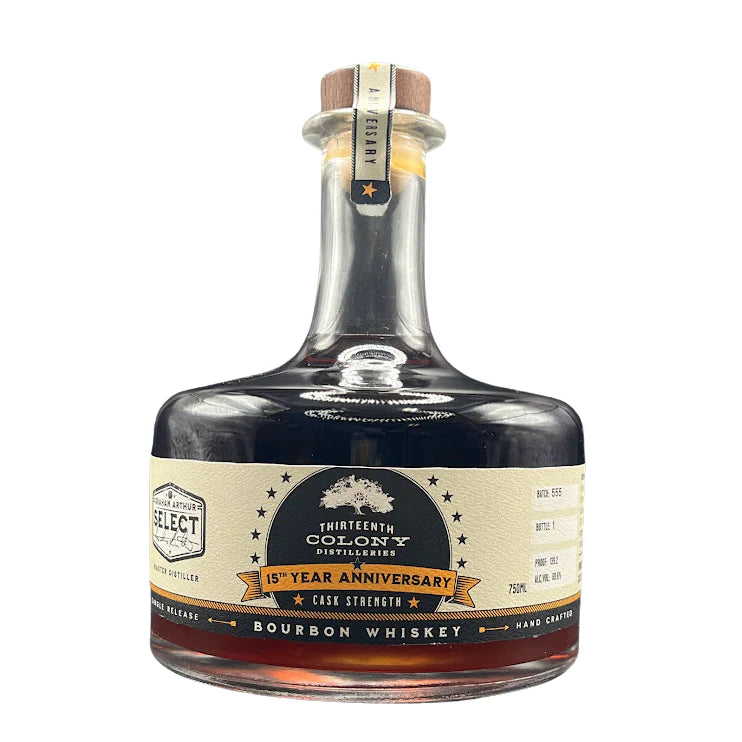 13th Colony Distillery 15th Anniversary Cask Strength Bourbon