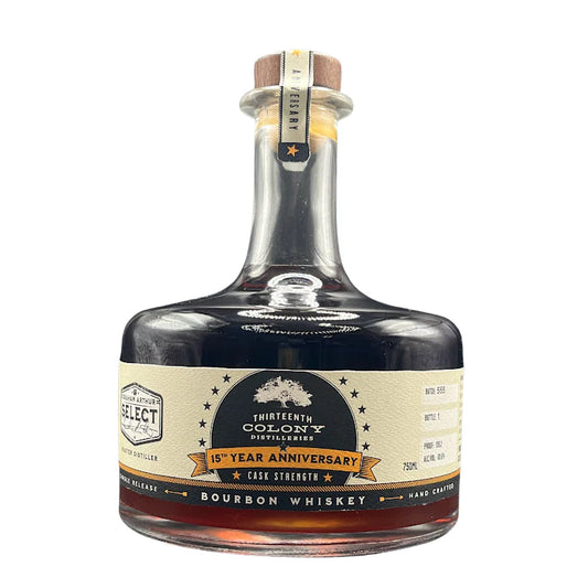 13th Colony Distillery 15th Anniversary Cask Strength Bourbon