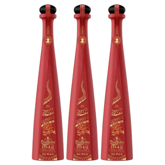 Don Julio 1942 Tequila Year of the Snake 2025 Lunar New Year Limited Edition 3 Pack