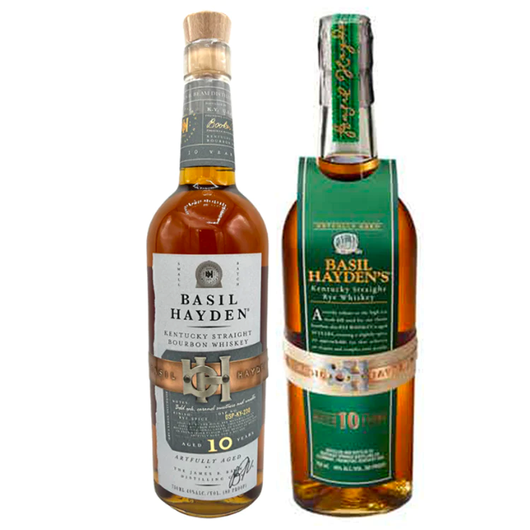 Basil Hayden's 10 Year Bourbon & 10 Year Rye Bundle