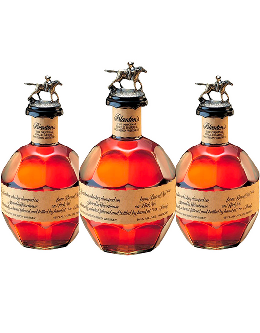 Blanton's 3-Pack Bourbon Whiskey Bundle
