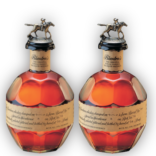 BLANTON'S ORIGINAL SINGLE BARREL BOURBON 375 ML 2 Pack Bundle