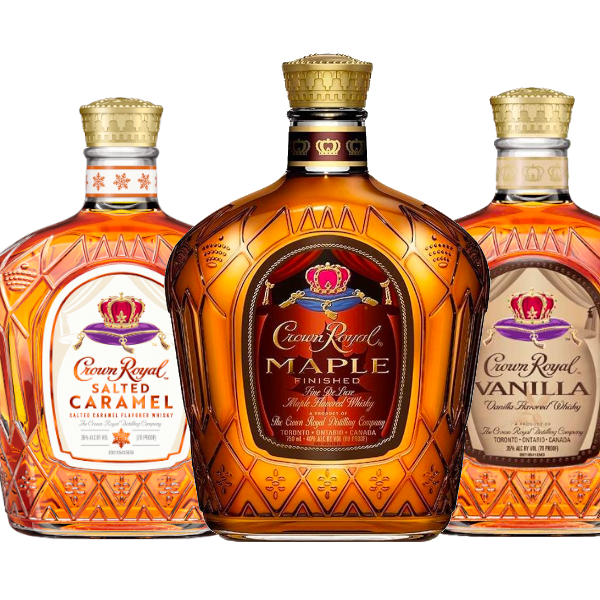 Crown Royal Salted Caramel, Crown Royal Maple, Crown Royal Vanilla Bundle
