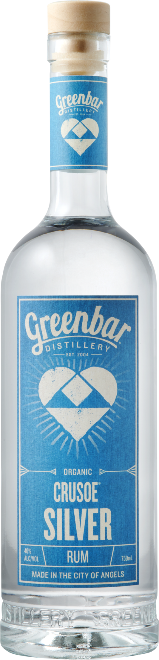 Greenbar Distillery Crusoe Silver Rum