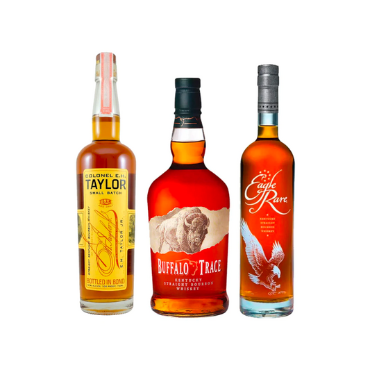 E.H. TAYLOR SMALL BATCH, EAGLE RARE, & BUFFALO TRACE BUNDLE