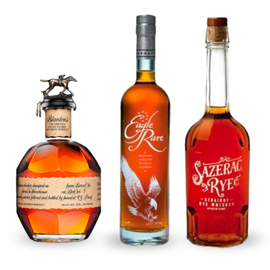 Blanton's Original Single Barrel Bourbon & Eagle Rare Bourbon & Sazerac Rye Bundle