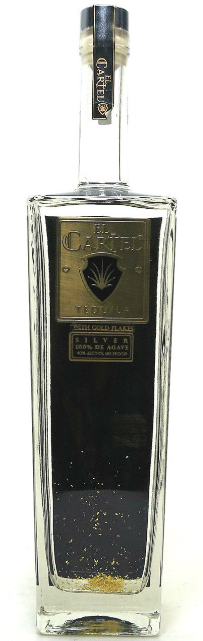 El Cartel Tequila Silver with gold Flakes