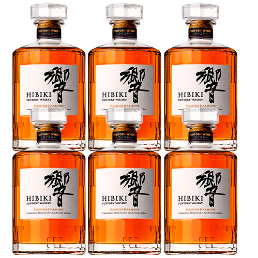 Hibiki Japanese Harmony Whisky 6 Pack Bundle