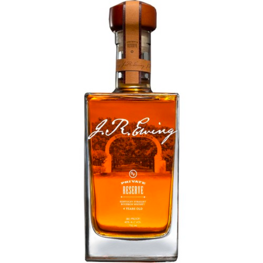 J. R. EWING PRIVATE RESERVE KENTUCKY STRAIGHT BOURBON WHISKEY