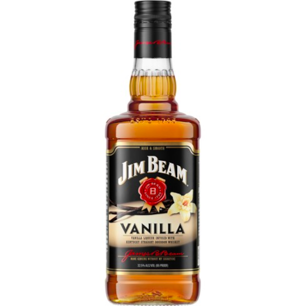Jim Beam Vanilla Bourbon Whiskey 375 mL