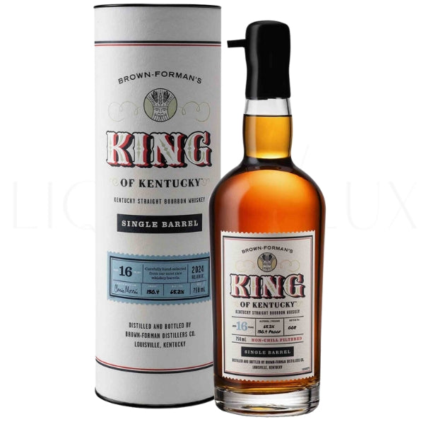 Brown Forman's King Of Kentucky 16 Year Old Bourbon 2024 Release Single Barrel