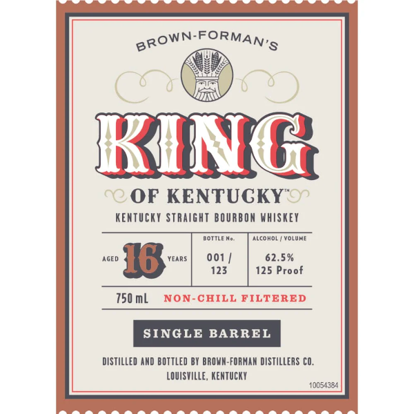 King Of Kentucky 16 Year Old Bourbon 2023 Release