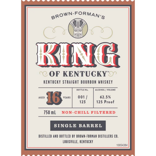 King Of Kentucky 16 Year Old Bourbon 2023 Release