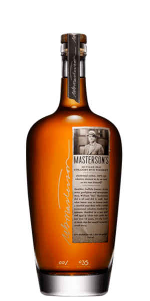 Masterson's 10 Year Old Rye Whiskey Barrel Finished in American Oak