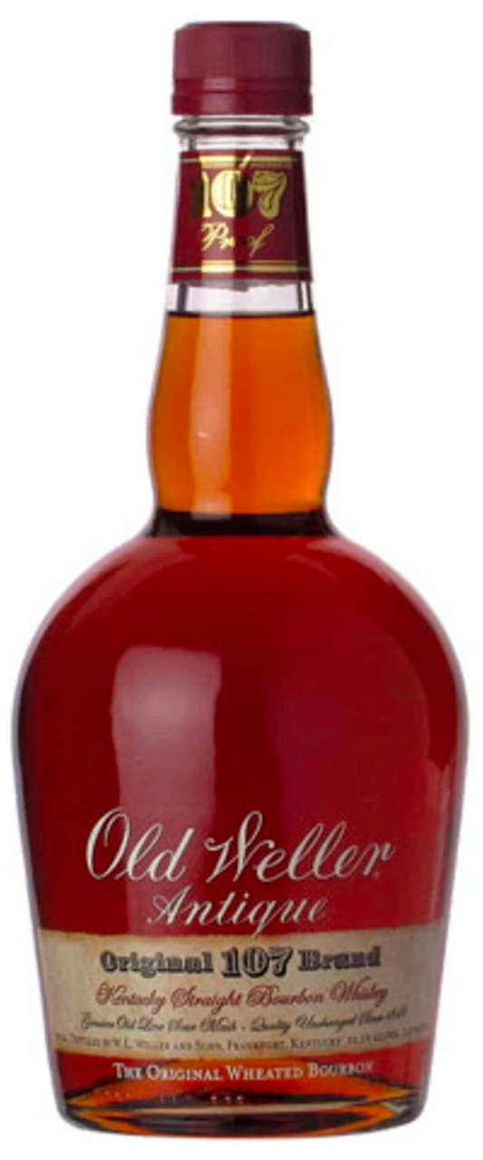 Old Weller Antique Original 107 Bourbon Old Squat Bottle
