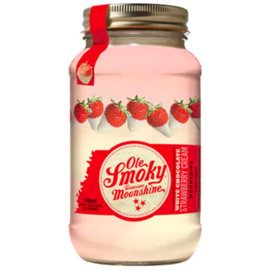 Ole Smoky White Chocolate Strawberry Cream Moonshine