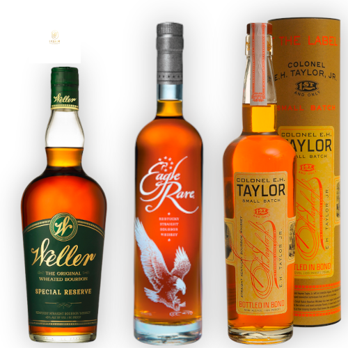 Weller Special Reserve, Eagle Rare, E.H. Taylor Small Batch Bundle
