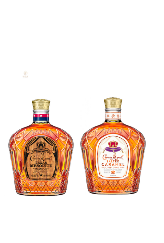 Crown Royal Texas Mesquite & Salted Caramel Canadian Whisky Bundle