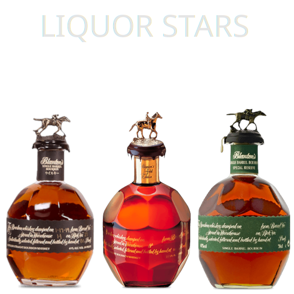Blanton's Black Edition, Gold Edition, & Special Reserve Green Edition Bundle