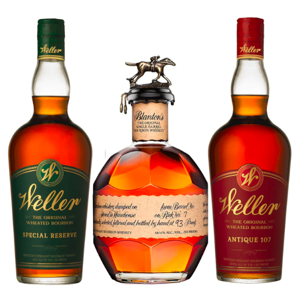 W.L. Weller Special Reserve & Blanton's Bourbon & W.L. Weller Antique 107 Bundle