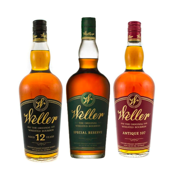 Weller Special Reserve, Weller Antique 107, & Weller 12 Year Bundle
