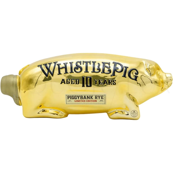 WhistlePig Limited Edition 10 Years Aged Piggybank Rye Gold Edition