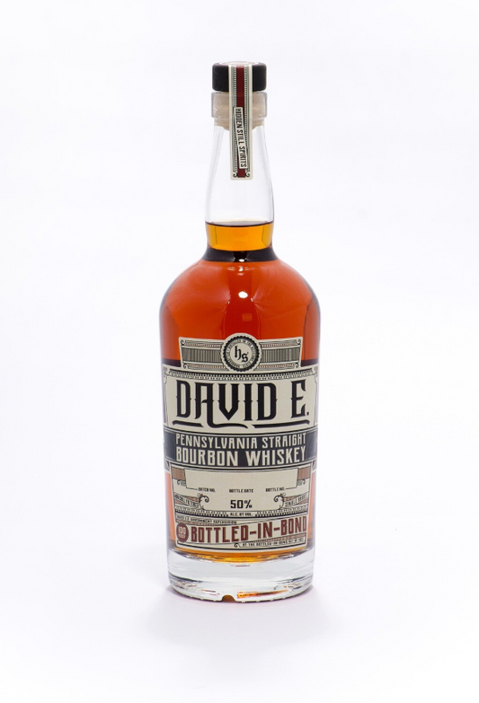 DAVID E PA STRAIGHT BOURBON - BLACK