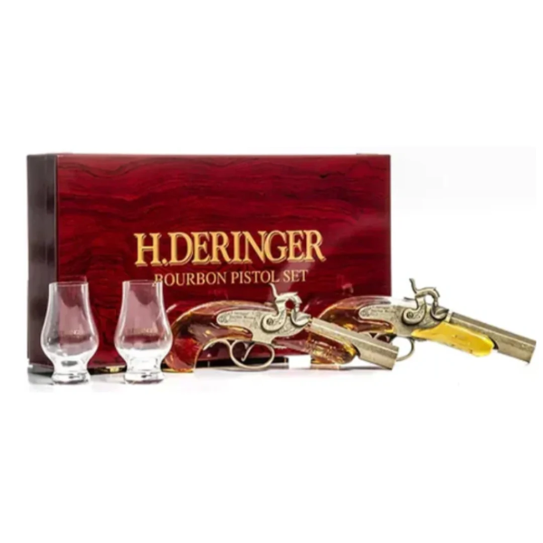 H. Deringer Bourbon Whiskey Pistol Set (2x200mL)