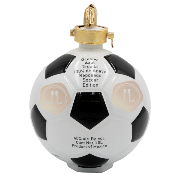 Oceano Azul Soccer Ball Reposado Tequila 1L