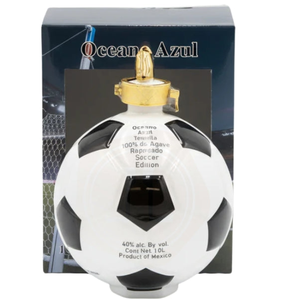 Oceano Azul Soccer Ball Reposado Tequila 1L