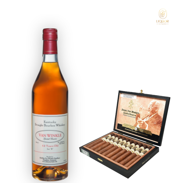 Pappy Van Winkle 12 Year 'Lot B' & Pappy Van Winkle Robusto Cigar 10 Case Bundle