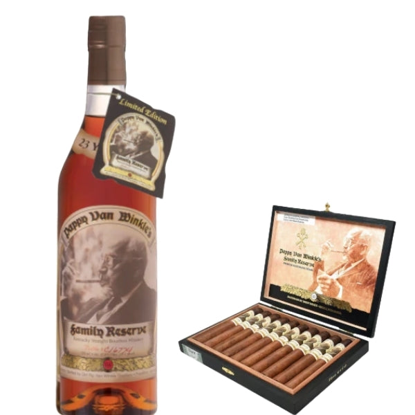 Pappy Van Winkle 23 Year & Pappy Van Winkle Robusto Cigar 10 Case Bundle
