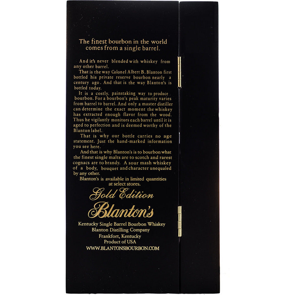 Blanton’s Gold 700ml Collector’s Box