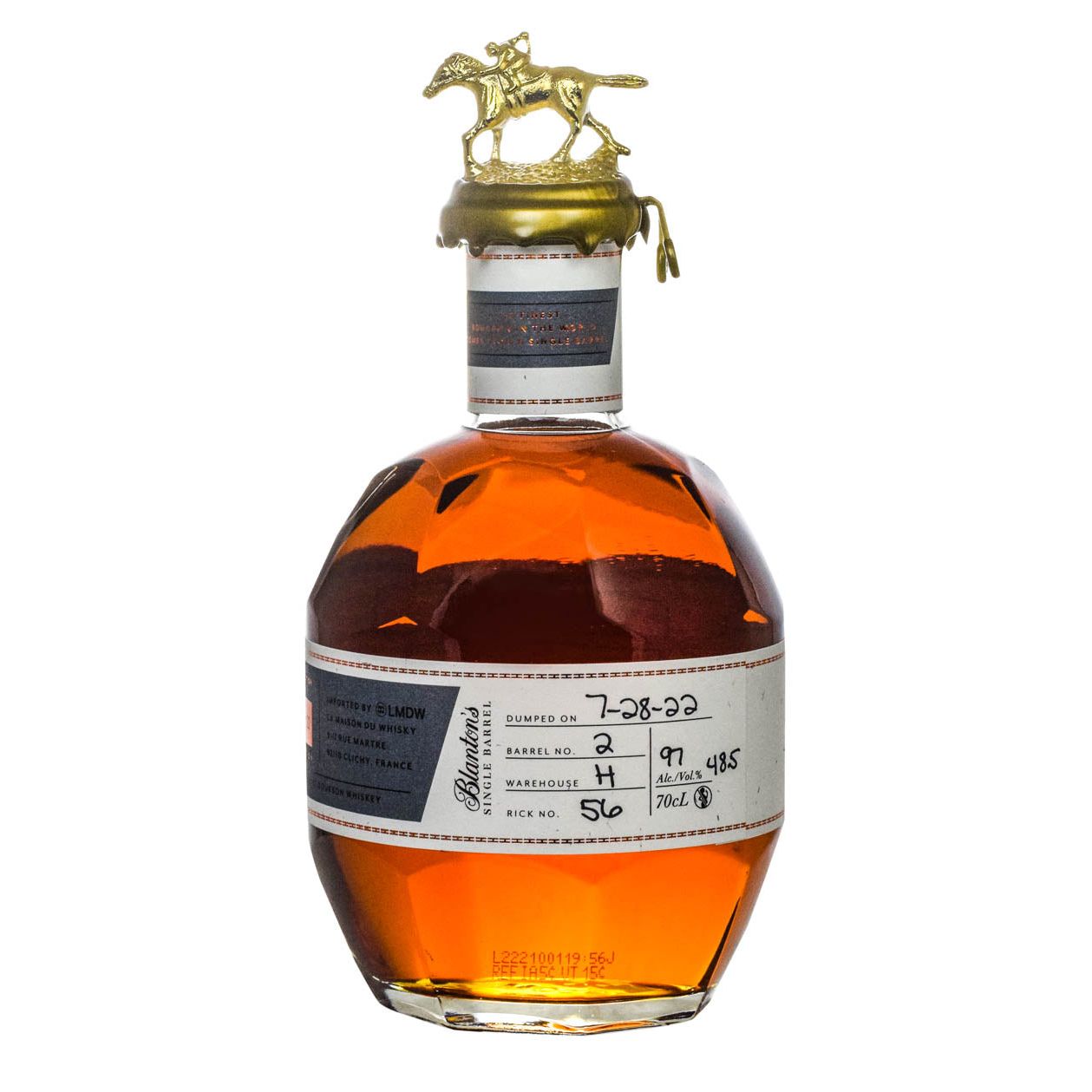 Blanton’s La Maison du Whisky 25th Anniversary 2022 Barrel #2