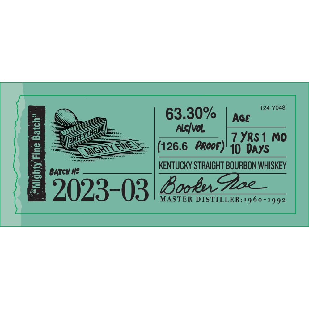 Booker’s Bourbon "Mighty Fine Batch" 2023-03