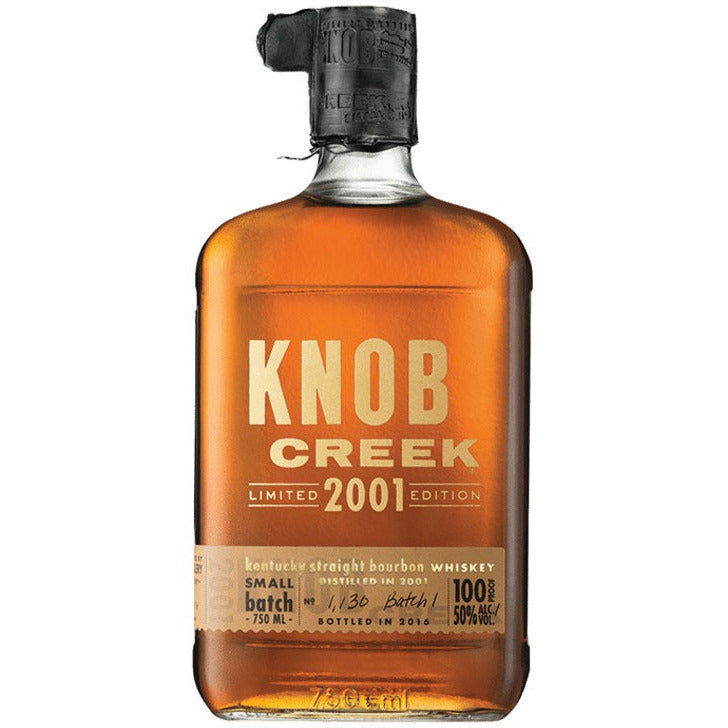 Knob Creek 2001 Limited Edition 100 Proof Kentucky Straight Bourbon Whiskey 750 ml