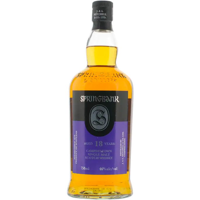Springbank 18 Year Old Scotch