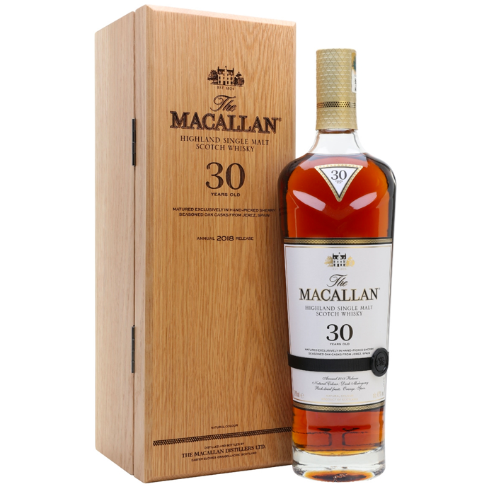 The Macallan Sherry Oak Single Malt Scotch 30 Year