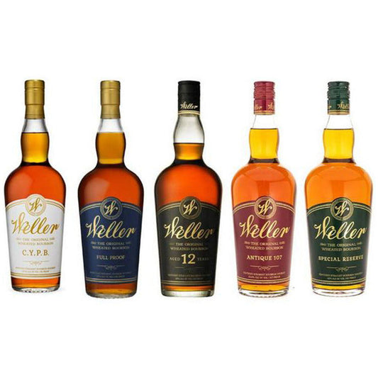 W.L. Weller Bourbon Five Bottle Bundle